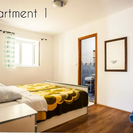 In With Sea View, Terrace, Wireless, Washing Machine Lejlighed Lopar